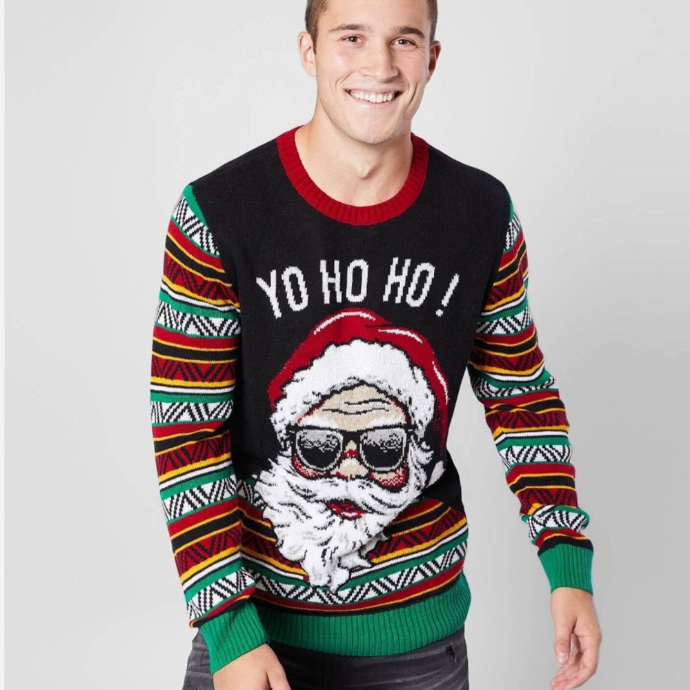 Buckle Ugly Christmas Sweater Santa Coogi Sweater S 128 make offer